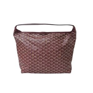 GOYARD Figge handbag One Shoulder Hobo bag leather Burgundy Red